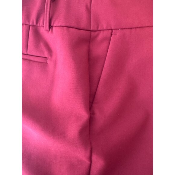 Talbots Hampshire Ankle Pants Women Size 10 Red Polyester/Viscose/Spandex - Picture 13 of 16